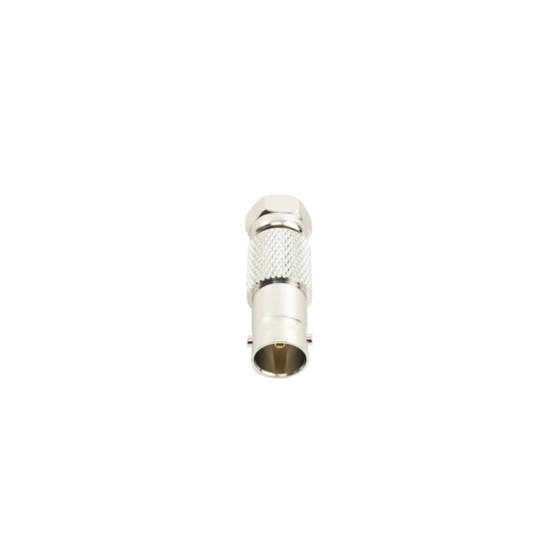 Adaptador en Línea para Video, de Conector BNC Hembra a F Macho, 75 Oh