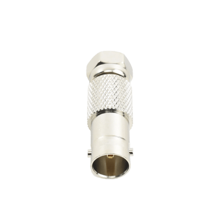 Adaptador en Línea para Video, de Conector BNC Hembra a F Macho, 75 Oh
