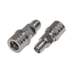 Adaptador en Línea de Bajo PIM, de Conector QMA (Quick Mate) Macho a S