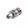 Adaptador en Línea de Conector SMA Macho a BNC Macho, Níquel/ Oro/ Tef