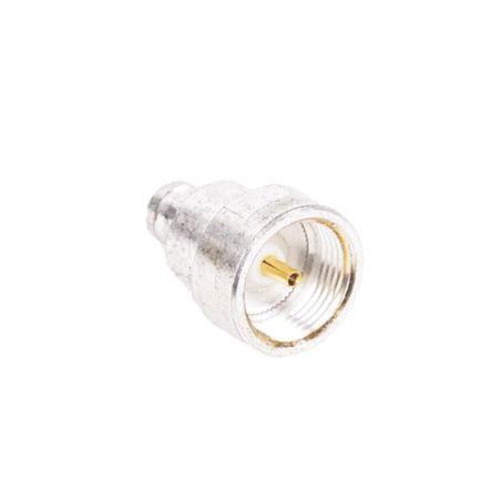 Adaptador UNIDAPT Hembra a Conector SMB Plug (Pin Hembra), Plata/ Oro/