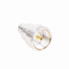 Adaptador UNIDAPT Hembra a Conector SMB Plug (Pin Hembra), Plata/ Oro/