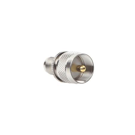 Adaptador en Línea de Conector TNC Hembra a UHF Macho (PL-259), Níquel