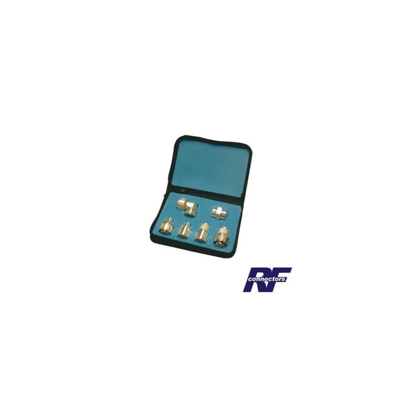 Kit completo de 6 Adaptadores 7-16 DIN.