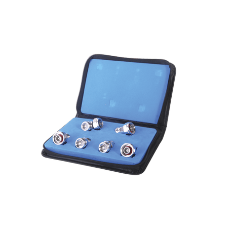 Kit completo de 6 adaptadores de bajo PIM, (MINI) DIN 4.1-9.5 a N.
