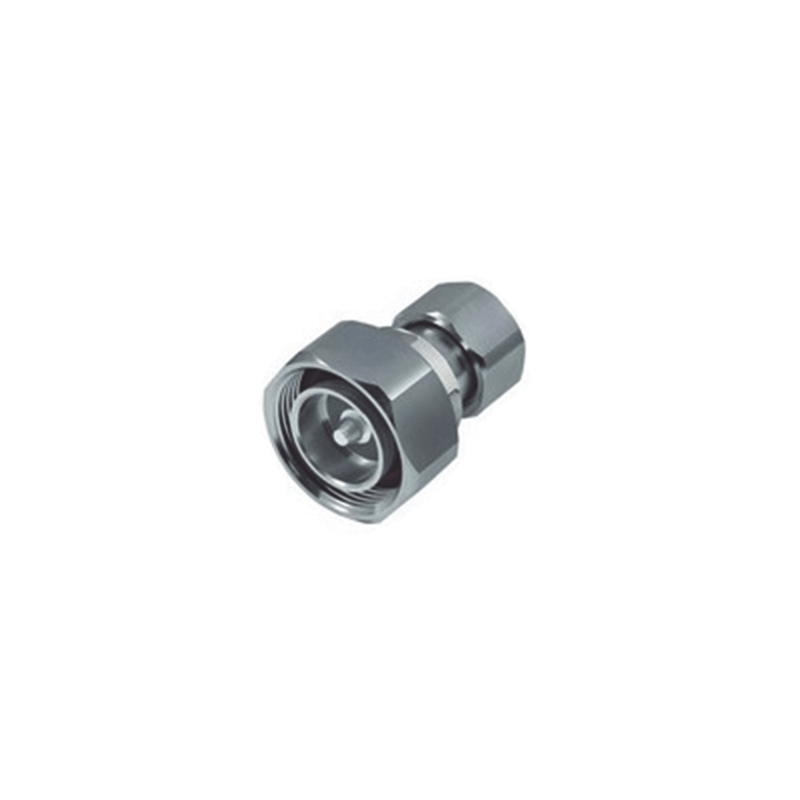 Adaptador en Línea de Conector DIN 7-16 Macho a 4.3-10 Macho, Bronce B