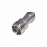 Adaptador en Línea de Conector 4.3-10 Hembra a N Hembra, Bronce Blanco