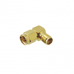 Adaptador en Ángulo Recto, de Conector SMA Macho a SMA Hembra Inverso,