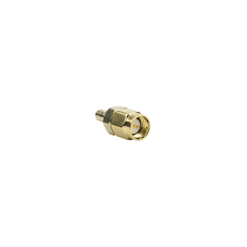 Adaptador Coaxial en Línea, de Conector SMA Macho a SMB Hembra, Oro/ O