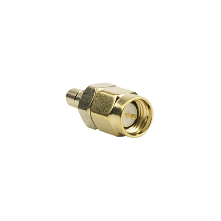 Adaptador Coaxial en Línea, de Conector SMA Macho a SMB Hembra, Oro/ O