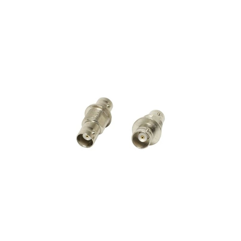Adaptador Coaxial Doble, de BNC Hembra a BNC Hembra para Chasis en COM