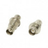 Adaptador Coaxial Doble, de BNC Hembra a BNC Hembra para Chasis en COM