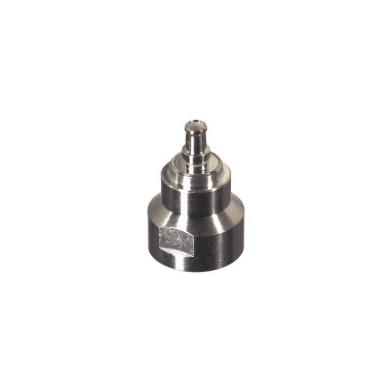 Adaptador UNIDAPT Hembra a MCX Macho. Plata/ Oro/ Teflón.