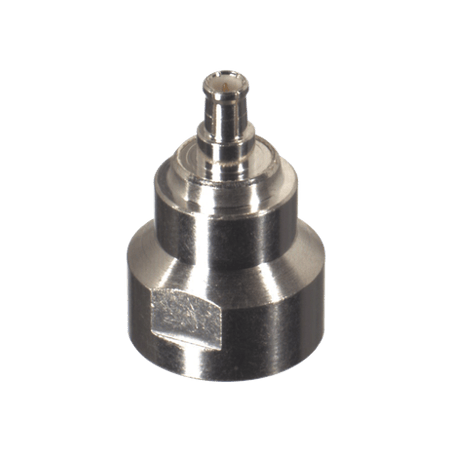 Adaptador UNIDAPT Hembra a MCX Macho. Plata/ Oro/ Teflón.