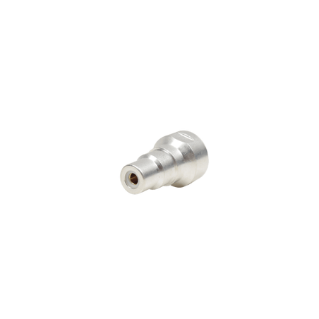 Adaptador UNIDAPT Hembra a RCA Hembra, Plata / Oro / Teflón.