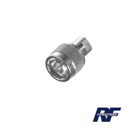 Adaptador en linea de conector FME Macho a N Macho.