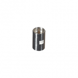 Adaptador Universal Hembra UNIDAPT a Hembra, Plata / Oro / Teflón.