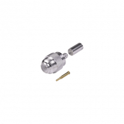 Adaptador/Conector UNIDAPT Macho de Anillo Plegable para cable RG-58/U