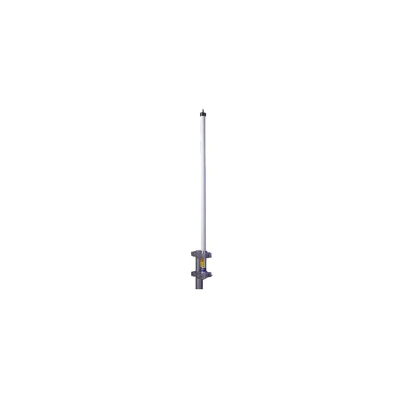 Antena base UHF 406-430 MHz, Fibra de Vidrio, 10 dB de Ganancia, Serie