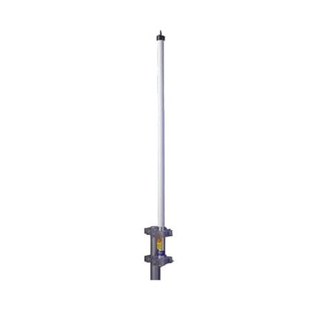 Antena base UHF 406-430 MHz, Fibra de Vidrio, 10 dB de Ganancia, Serie