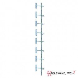 Antena Base VHF, 138-174 MHz, 8 Elementos de Dipolos Separados, 7 a 12