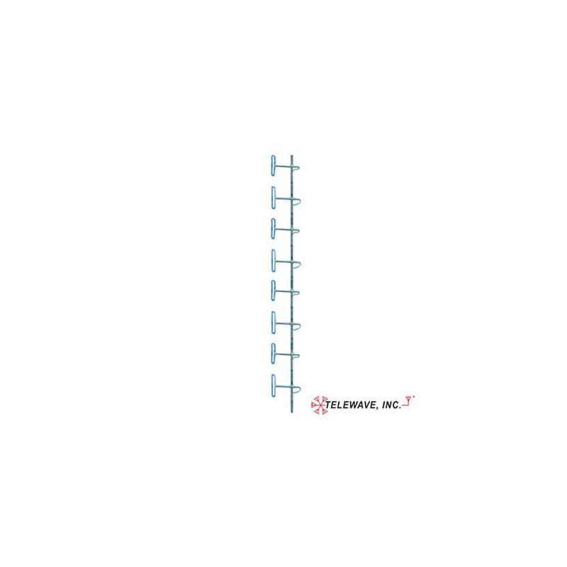 Antena Base VHF, 138-174 MHz, 8 Elementos de Dipolos Separados, 7 a 12