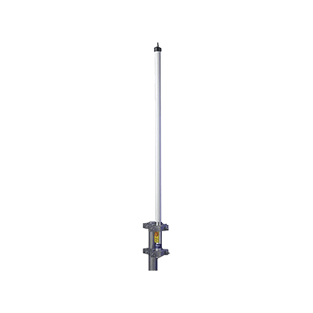 Antena base UHF 440-460 MHz, Fibra de Vidrio, 10 dB de Ganancia, Serie