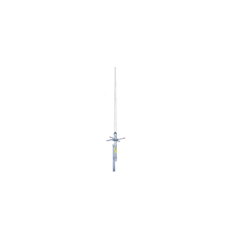 Antena Base Fibra de Vidrio, UHF de 440-450 MHz, 6 dB de ganancia
