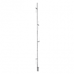 Antena Base VHF, de 4 Dipolos, Rango de Frecuencia 150-160 MHz.