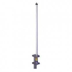 Antena base UHF 430-450 MHz, Fibra de Vidrio, 9 dB de Ganancia, Serie