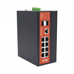 Switch Industrial Administrable Gigabit con 2 Puertos PoE bt  6 Puerto
