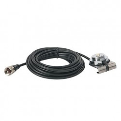 Montaje de 3/4 (Nmo) para Cajuela, 5 m de Cable RG-58A/U, Conector UHF