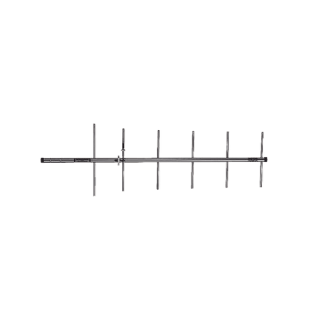 Antena Yagi Direccional para Base, 150-174 MHz, 10.2 dB de ganancia, 6
