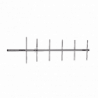 Antena Yagi Direccional para Base, 150-174 MHz, 10.2 dB de ganancia, 6