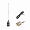 kit de antena móvil de 3dB de Ganancia  en VHF 148-174 MHZ, Incluye LM