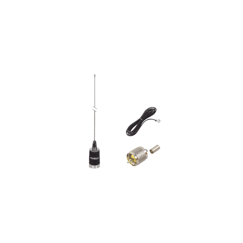 kit de antena móvil de 5dB de Ganancia en UHF 450-470 MHz, Incluye LMG