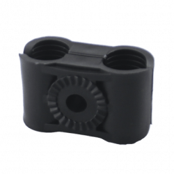 Paquete de 10 Sujetadores Plasticos Para Cable Coaxial de 1/2