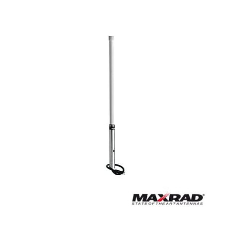 Antena base, fibra de vidrio, rango de frecuencia 156 - 162 MHz