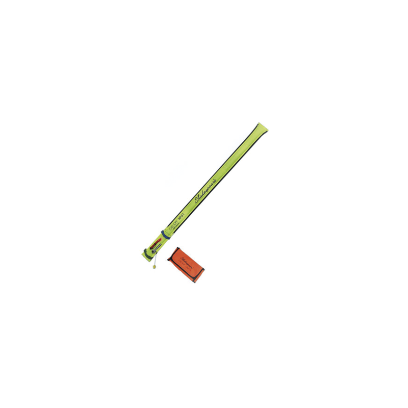 Antena marina inflable para uso en casos de emergencia.