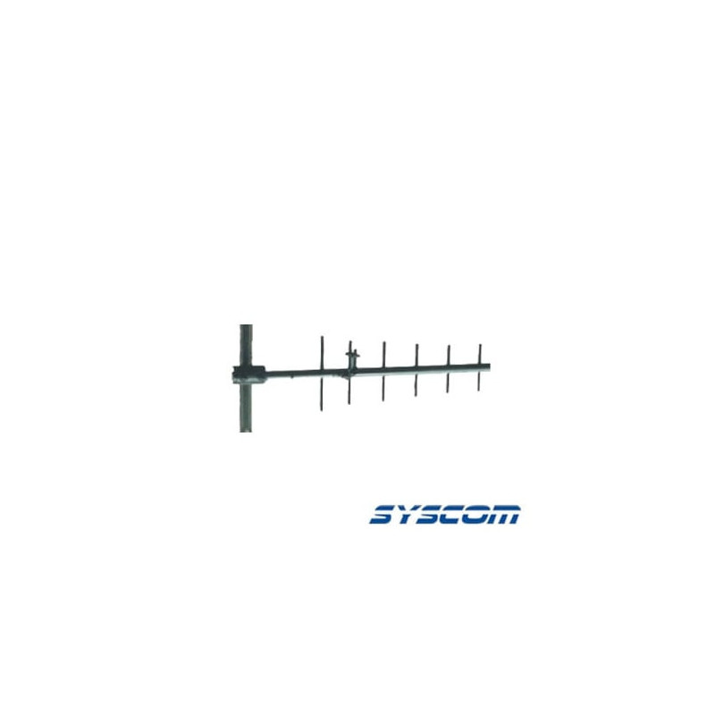 Antena Base UHF, Direccional, Rango de Frecuencia 470 - 490 MHz.