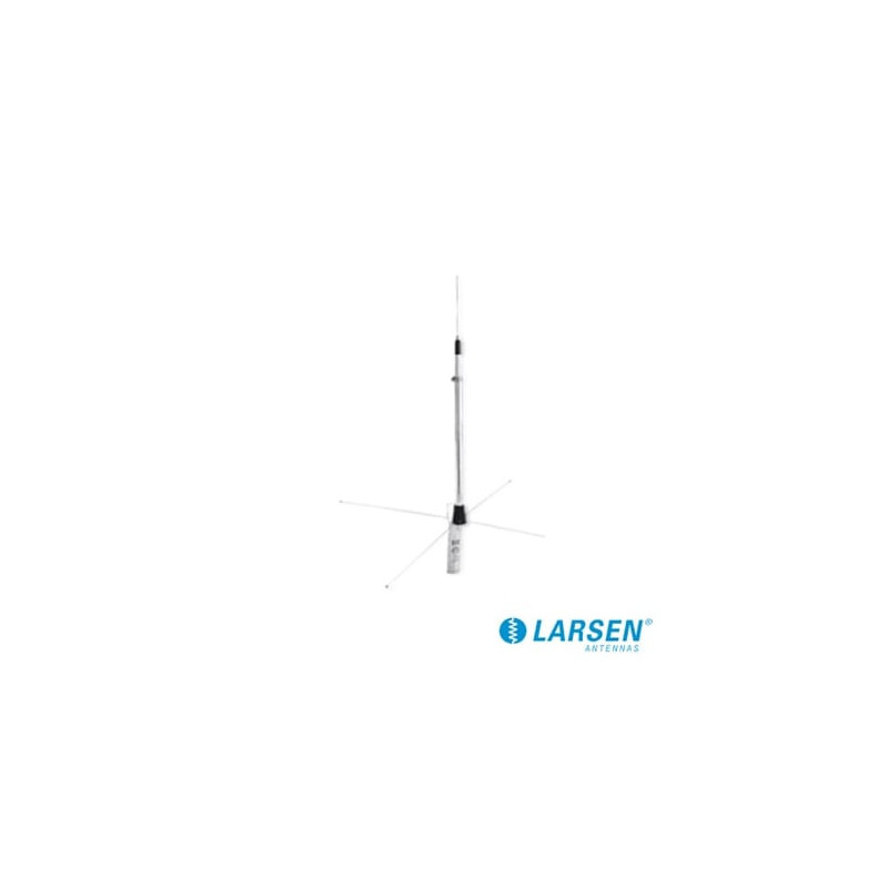 Antena Base VHF, Omnidireccional, Rango de Frecuencia 136 - 230 MHz.
