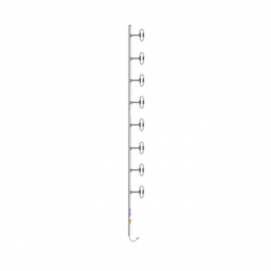 Antena Base 8 Dipolos, 370-430 MHz, 10.5 dBd, OFFSET, 300 W, DIN 7-16