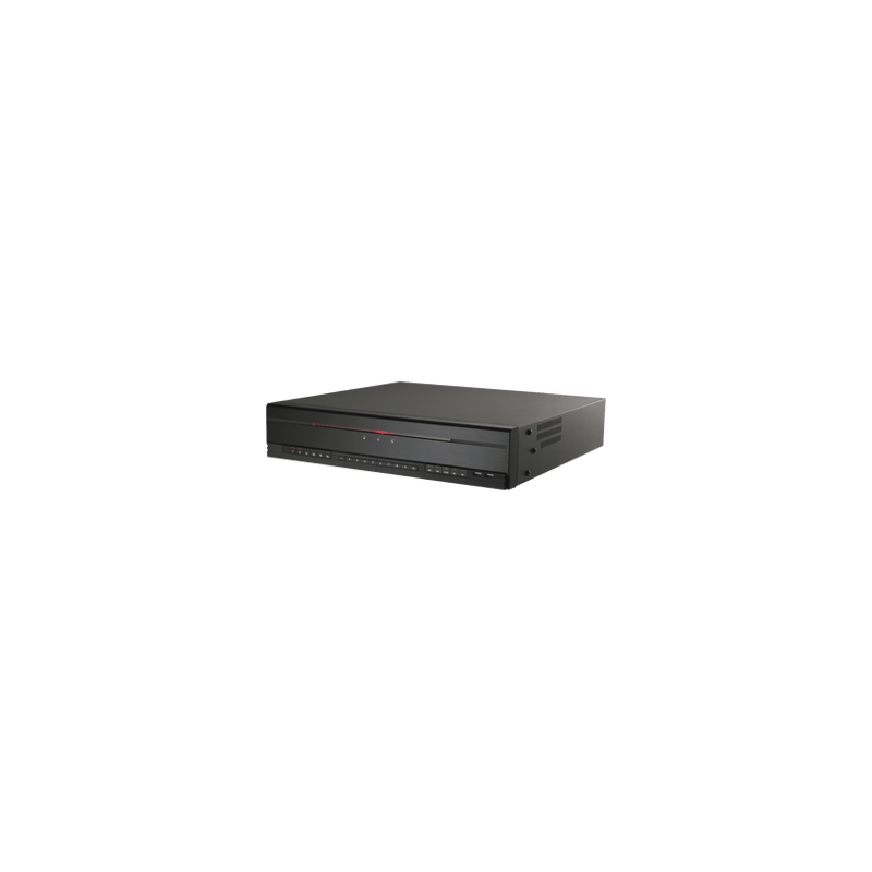 NVR 4K  16 canales (H265)  Switch interconstruido 16 puertos  Soporta