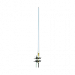 Antena Base TELEWAVE de Fibra de Vidrio, 405-440 MHz, 6 dB, Incluye mo