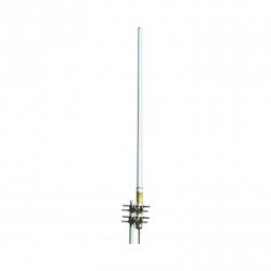 Antena Base Omnidireccional de Fibra de Vidrio, 445-480MHz, 6dB, 35 MH