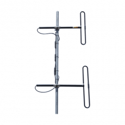 Antena Base Aérea de 2 Dipolos, 110-138 MHz, 3-5.6 dB, 28 MHz, 500 Wat