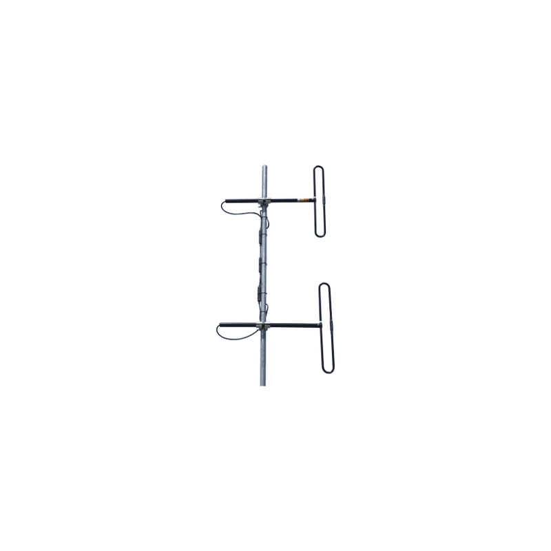 Antena Base Aérea de 2 Dipolos, 110-138 MHz, 3-5.6 dB, 28 MHz, 500 Wat