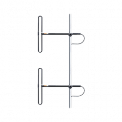 Antena Base de 2 Dipolos para 138-174 MHz, 3 dB de Ganancia, N Macho