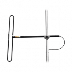 Antena Base Aerea de 1 Dipolo, 110-138 MHz, 1-2.5 dBd, 500 W, N Macho.