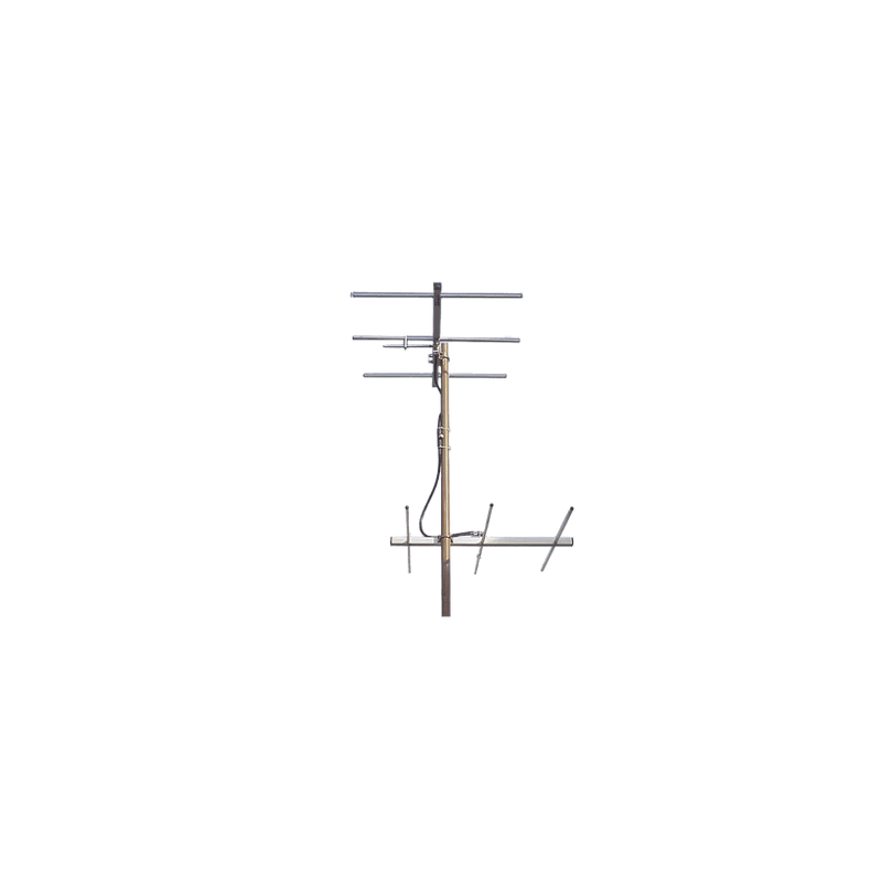 Juego de 2 Antenas Bi-direccionales de 3 elementos para TV, 3 dB, Cana